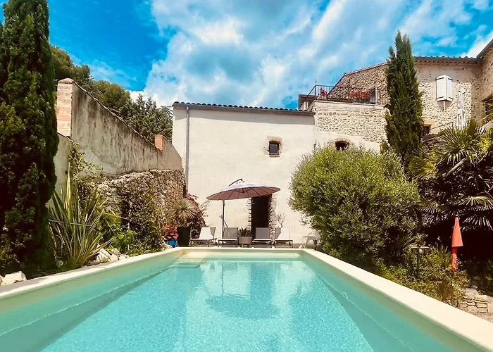 Semesterbostad Magnifique Mas Avec Piscine Proche D Anduze